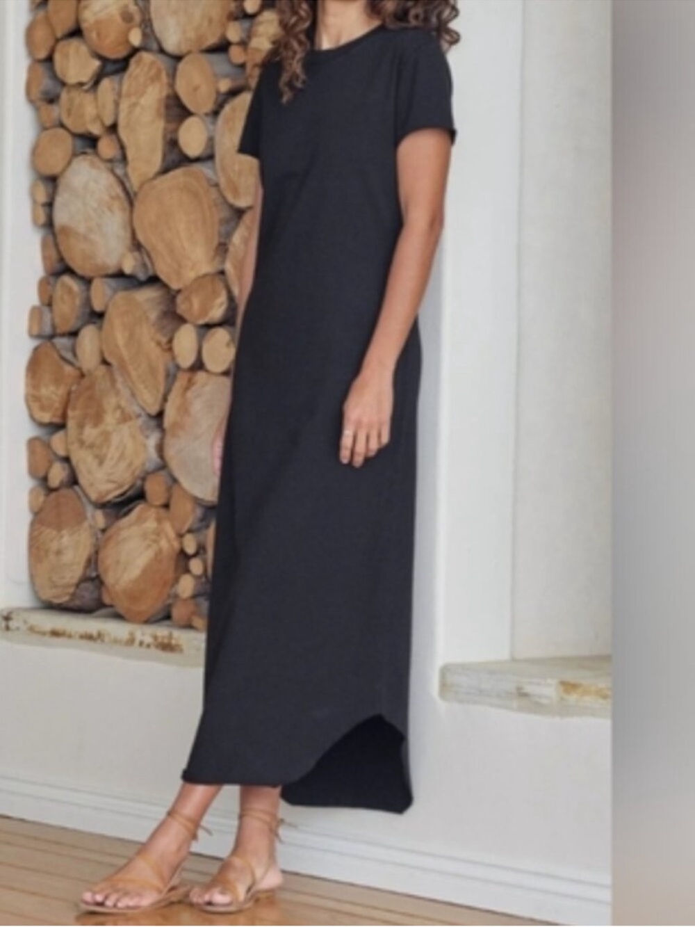 Frank & Eileen Harper Perfect Tee Curved Cotton Dress Sz S